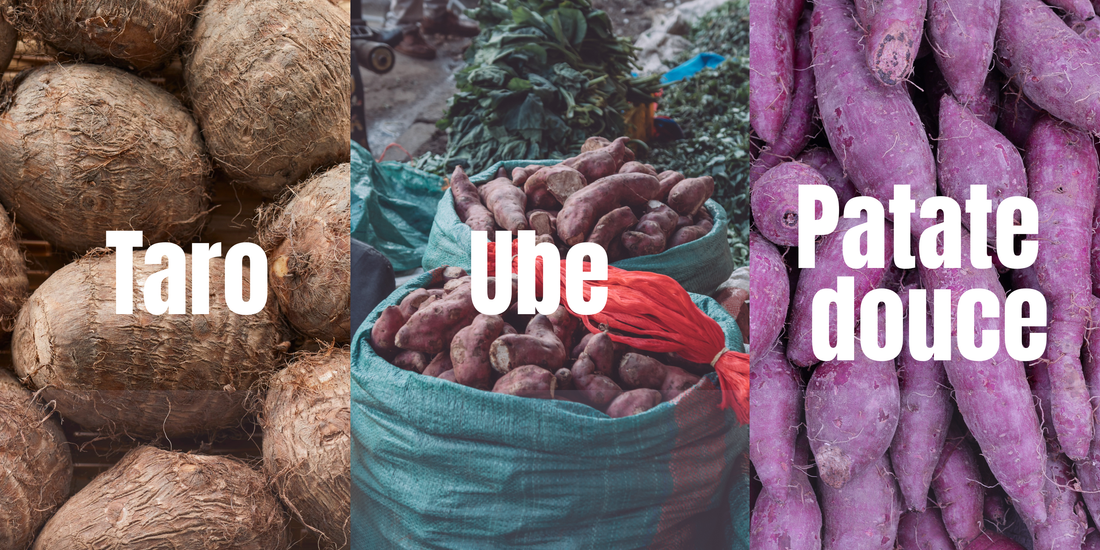 Ube, taro, patate douce : le guide pour ne plus jamais confondre